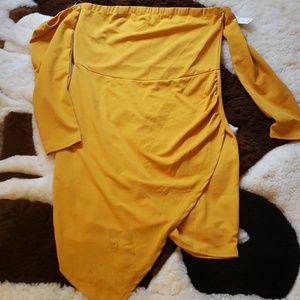 Off-shoulder plus size 3x dress .